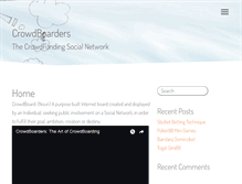 Tablet Screenshot of crowdboarders.com